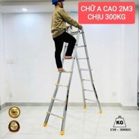 Thang rút chữ A 2m3 - Thang rút lồng 4 bậc 2m3