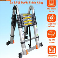 Thang rút chữ A, NIKITA AID64, Chiều cao tối đa 6m4 có bánh xe