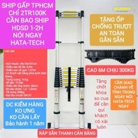 Thang rút nhôm 6m sửa chữa gia đình