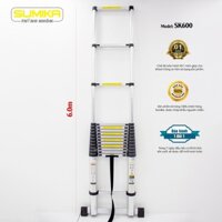 Thang rút nhôm cao 6M Sumika - Bao ship gấp TPHCM 1-2H