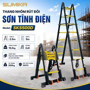 Thang rút nhôm chữ A Sumika SKS500D