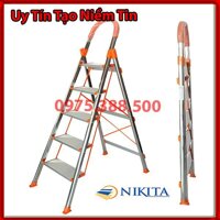 Thang tay vịn inox 5 bậc Nikita NKT-IN05 cao 1,2m