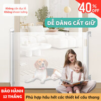 Thanh Chặn Cầu Thang C&M BABY Cho Bé, Chất Liệu Nhựa An Toàn, Dài 1.4m - 3m