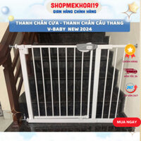 Thanh Chắn Cửa, Chắn Cầu Thang V-BABY Không Khoan Tường, An Toàn Cho Bé