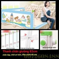 THANH CHẮN GIƯỜNG 1M6 CHÂN DẸP