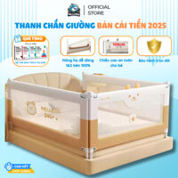 Thanh Chắn Giường Cho Bé Nâng Cấp Cao 105cm, Chắn Giường Pakey Nâng Hạ Dễ Dàng, Chắc Chắn, Bảo Hành 1 Năm