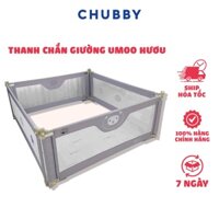 Thanh Chắn Giường UMOO Bản Nâng Cấp Tích Hợp Khóa Siêu An Toàn, Có Thể Làm Quây Cũi Cho Bé Thoải Mái Vui Chơi Dưới Sàn