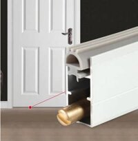 Thanh chặn khe hở đáy cửa chống ồn cách âm DLF001