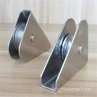 Thanh cờ Ròng rọc 304 Phụ kiện bằng thép không gỉ Biểu ngữ Vòng bi Nâng Ròng rọc Tay kéo Dây kéo Dây kéo Ròng rọc kéo cờ TDCO
