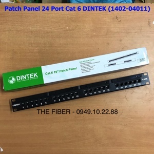 Thanh đấu nối cáp Patch panel DINTEK 1402-04011