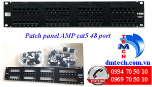 Thanh đầu nối Patch Panel AMP 48 Port Cat5e P/N 1479155-2