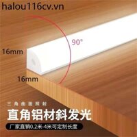 Thanh đèn cứng 220v Thanh đèn led hình chữ V Đèn góc phải không có tài xế có tủ Tủ rượu Tủ trưng bày Đèn trần