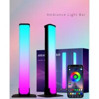 Thanh đèn Led để bàn 3D RGB nháy theo nhạc, đèn LED decor bàn học, phòng khách điều chỉnh bằng app điện thoại