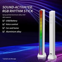 THANH ĐÈN LED RGB CẢM ỨNG ÂM THANH,32 hạt Led 16 triệu màu không App .