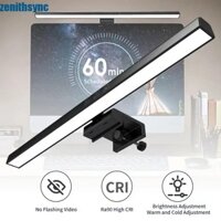 Thanh đèn màn hình máy tính ZENITHSYNC, Bảo vệ mắt Đèn treo màn hình chạy bằng USB, Dễ dàng cài đặt Điều khiển bằng cảm ứng Không có màn hình Đèn LED bất đối xứng Đèn màn hình PC LED Văn phòng
