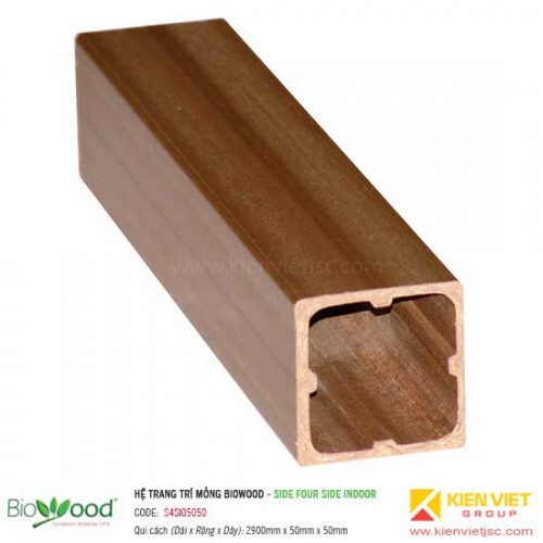 Thanh định hình mỏng 50x50mm BioWood S4SI05050