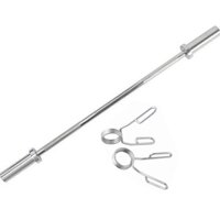 Thanh đòn tạ dài 1m2 phi 50 Inox tập gym ,tay cầm phi 27, dụng cụ thể thao binhansport