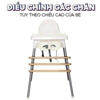 Thanh gác chân ghế ăn dặm cho bé , phụ kiện ghế ăn dặm thương hiệu Babyhop