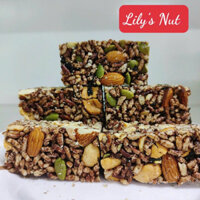 Thanh gạo lứt Rong biển mix hạt dinh dưỡng Bánh ăn kiêng hỗ trợ giảm cân không đường bánh healthy