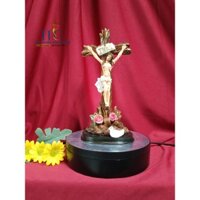 Thánh Giá để bàn, Tượng Chuộc tội, Chúa chịu nạn 18cm. Trang trí phòng khách