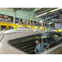 Thanh giá nóc dọc cao xe Toyota INNOVA - Hàng lắp zin không khoan đục, tải trọng 200kg