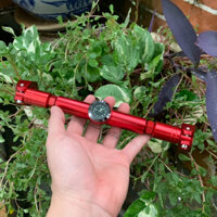 Thanh giằng ghi đông CNC Có Đồng hồ lắp cho mọi dòng xe có ghi đông trần [ mã ATE]