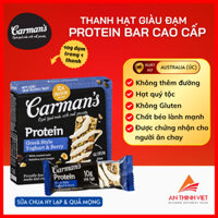 Thanh Giàu Đạm Carman's Protein Bar Greekstyle Yoghurt, Berry - Sữa Chua Hy Lạp, Quả Mọng - 200g