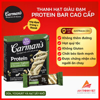 Thanh Giàu Đạm Carman's Protein Bar Coconut, Yoghurt, Roasted Nut - Vị Dừa, Sữa Chua - 200g