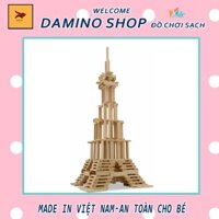 Thanh gỗ biến hình KITE 1115C214 kích thích khả năng sáng tạo, tư duy hình khối kiến trúc, rèn luyện khéo léo