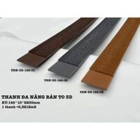 Thanh gỗ nhựa đa năng composite bản 14cm dài 1,1m
