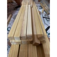 Thanh gỗ thông vuông 5cmx5cm dài 160cm-200cm [TV5X5] + bào láng 4 mặt