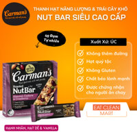 Thanh Hạt Ăn Kiêng Carman's Nut Bar Hạnh Nhân, Hạt Điều, Nam Việt Quất - 175g