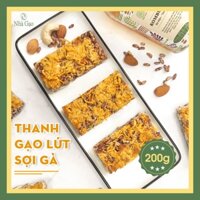 Thanh hạt gạo lứt sợi gà dinh dưỡng Nhà Gạo