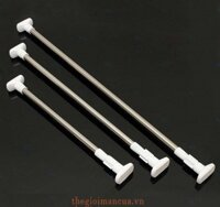 Thanh inox treo rèm nhà tắm không cần khoan tường