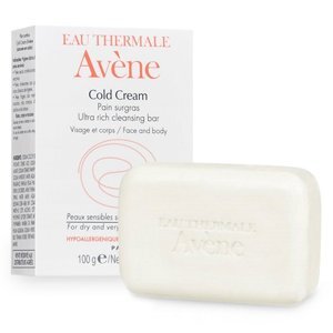Thanh kem rửa mặt và tắm cho da khô Avene Cold Cream Ultra Rich Cleansing Bar 100ml