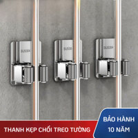 Thanh Kẹp Chổi Treo Tường 2 in 1 MoLuux, Móc Kệ Treo Chổi Dán Tường, Chống Nước, Chịu Tải Lên Đến 20Kg