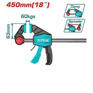 Thanh kẹp nhanh 450mm Total THT1340603