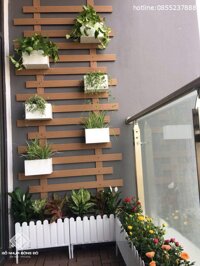 Thanh Lam Gỗ Nhựa GD7012 Wood – Giàn hoa ban công