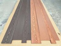 Thanh lam gỗ nhựa trang trí ốp cổng, hàng rào