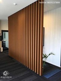 Thanh lam hộp làm vách nan gỗ nhựa | vách ngăn nhựa giả gỗ LH5