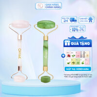 Thanh lăn massage mặt The Auragins Facial Massaging Roller và Okame Facial Massaging Roller