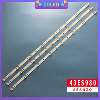 Thanh led Asanzo 43ES980 - THANH 3 thanh 8 led socket 4&4 Hàng zin mới 100% , dài 72,3 cm js-d-jp42eu-082ec