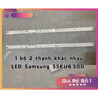 Thanh LED Tivi  55KU6500 - Lắp zin tivi samsung 55KU6400,55KU650- 1 bộ 2 thanh trái phải khác  - LED MỚI 100% nhà máy