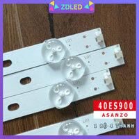 THANH LED TIVI ASANZO 40ES900, 40S600T HÀNG MỚI 100% - 1 BỘ 4 THANH , ASANZO 40ES900, 40S600