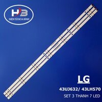 Thanh Led Tivi LG 43UJ632/ 43LH570