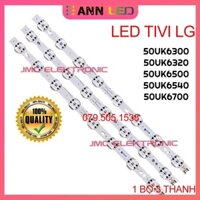 Thanh led tivi LG 50UK6300 50UK6320 50UK6500 50UK6540 50UK6700 50UK6300 50UK 6V 8K 8K 6V