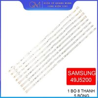 Thanh LED Tivi samsung 49J5200 / 49J5000/ 49M5000A / 49M5300A  - 1 bộ 8 thanh 4A+4B - LED MỚI 100% n