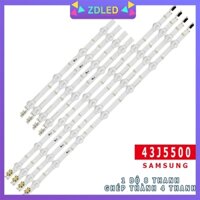 THANH LED TIVI  SAMSUNG 43J5500 MỚI 100% HÀNG ZIN HÃNG LƯNG ĐỒNG, THANH GỒM 4 THANH 7 BÓNG VÀ 4 THANH 4 BÓNG, MỖI BÓNG 3