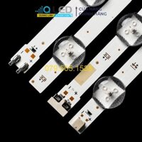Thanh LED Tivi  samsung 48J5200 - Lắp zin tivi samsung 48J5200,48J5000 - 1 bộ 8 thanh 4A+4B - LED MỚI 100% nhà máyThương