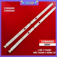 THANH LED TIVI SONY 32W600D 32WD600 HÀNG MỚI 100%, BỘ 2 THANH, MỖI THANH 5 BÓNG 3V, DÀI 52,2cm SAMSUNG_2015SONY_TPZ32_FC